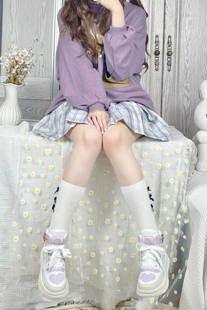 Stars Crown ~Rainbow Candy  High Tops Lolita Sneaker