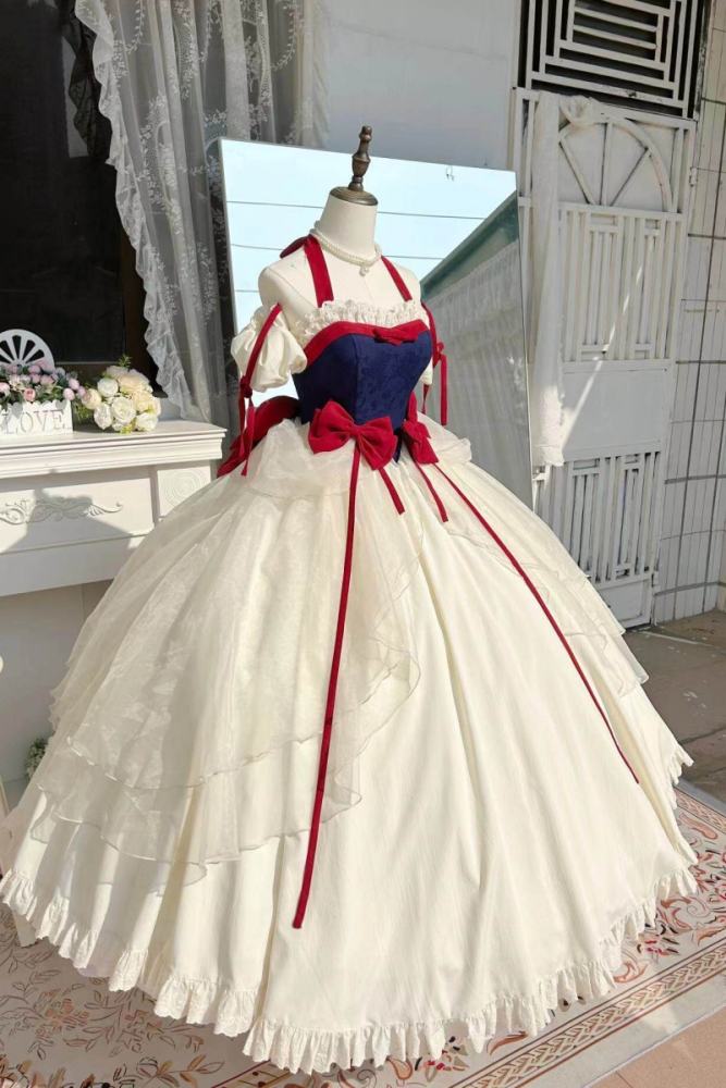 The Snow White Dairy Lolita Princess Dress Set
