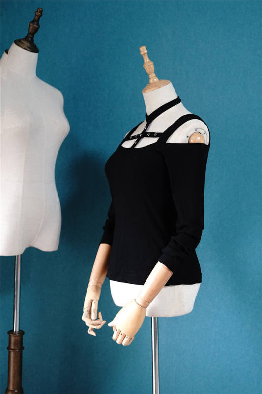 The Butterfly Effect ~All-match Knit Blouse/Hoodie -Ready Made
