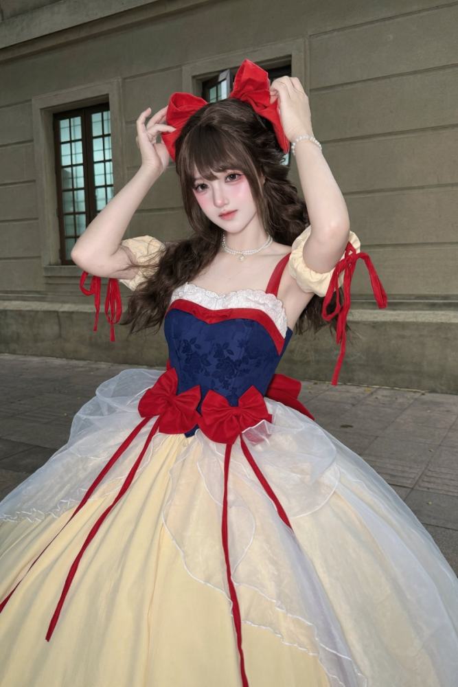The Snow White Dairy Lolita Princess Dress Set