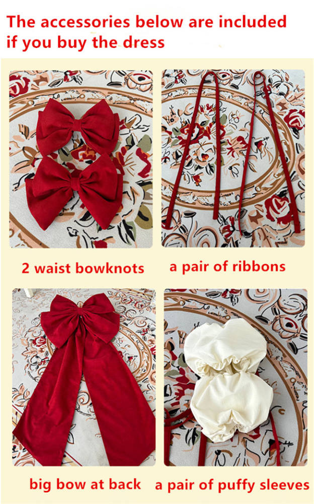 The Snow White Dairy Lolita Princess Dress Set