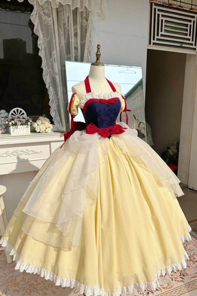 The Snow White Dairy Lolita Princess Dress Set