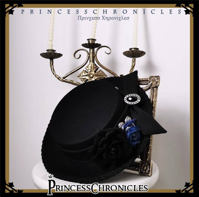 Princess Chronicles Black and Blue Ouji Fashion Blouse, Vest and Pants