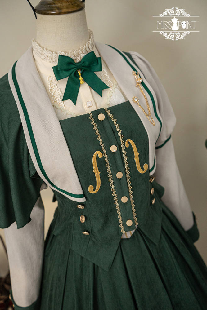 Miss Point Golden Movement College Lolita Cape Coat