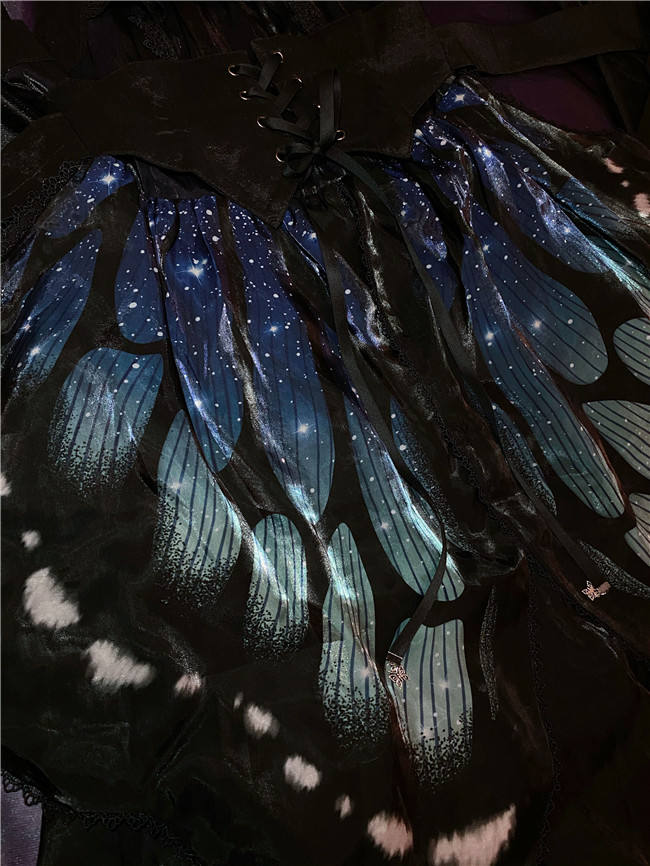 The Butterfly Effect ~Punk Halloween Lolita Normal Waist JSK
