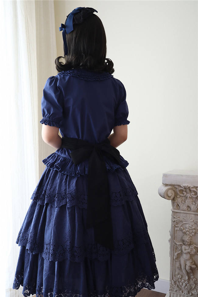Miss Point Waltz in the Forest Tiered Embroidery Lolita Skirt
