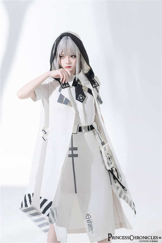 Princess Chronicles Hai Ku Ao Shi Blouse, Skirt and Single-shoulder Cape Ouji Fashion