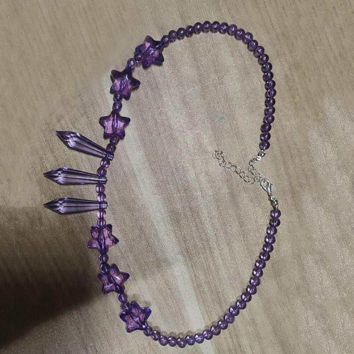 Nikki Love Star Sea Handmade Purple Necklace
