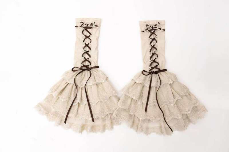 Little Bear Workshop Retro Lolita Headdress Stockings and Bag