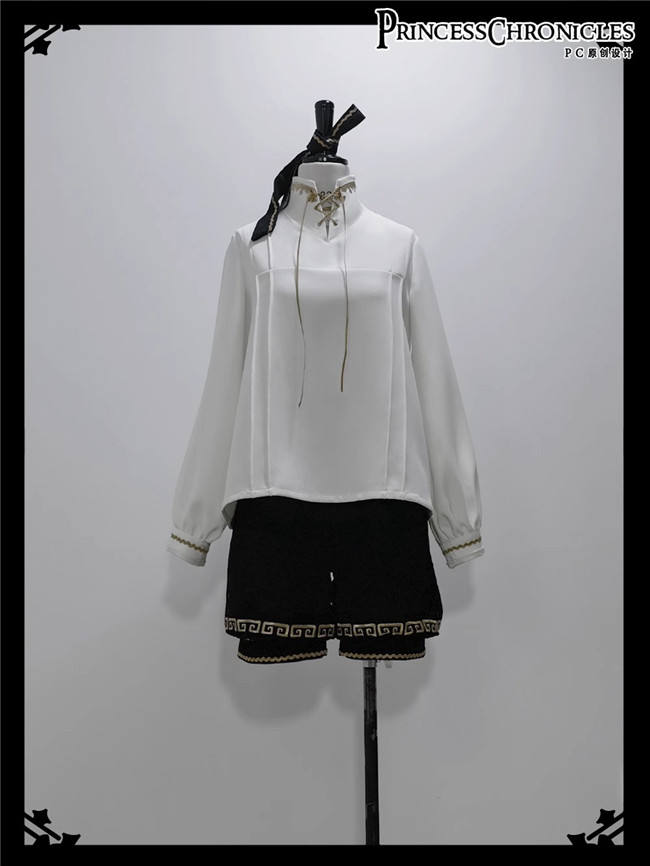 Princess Chronicles Han Style Coat, Short Pants and Blouse Ouji Fashion