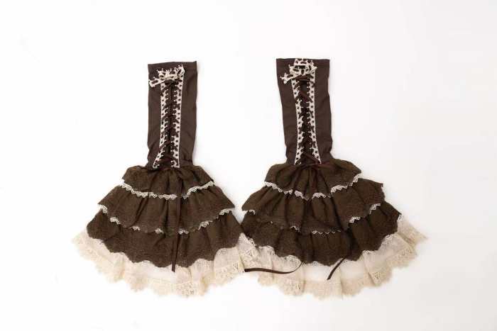 Little Bear Workshop Retro Lolita Headdress Stockings and Bag