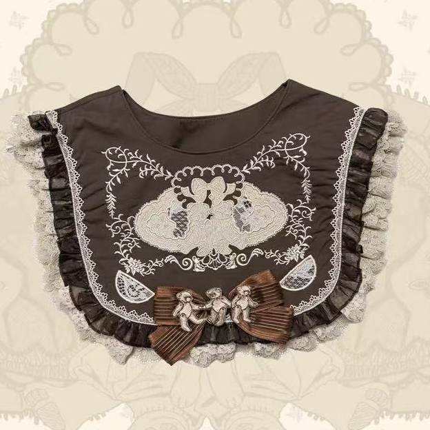 Little Bear Workshop Retro Lolita Headdress Stockings and Bag