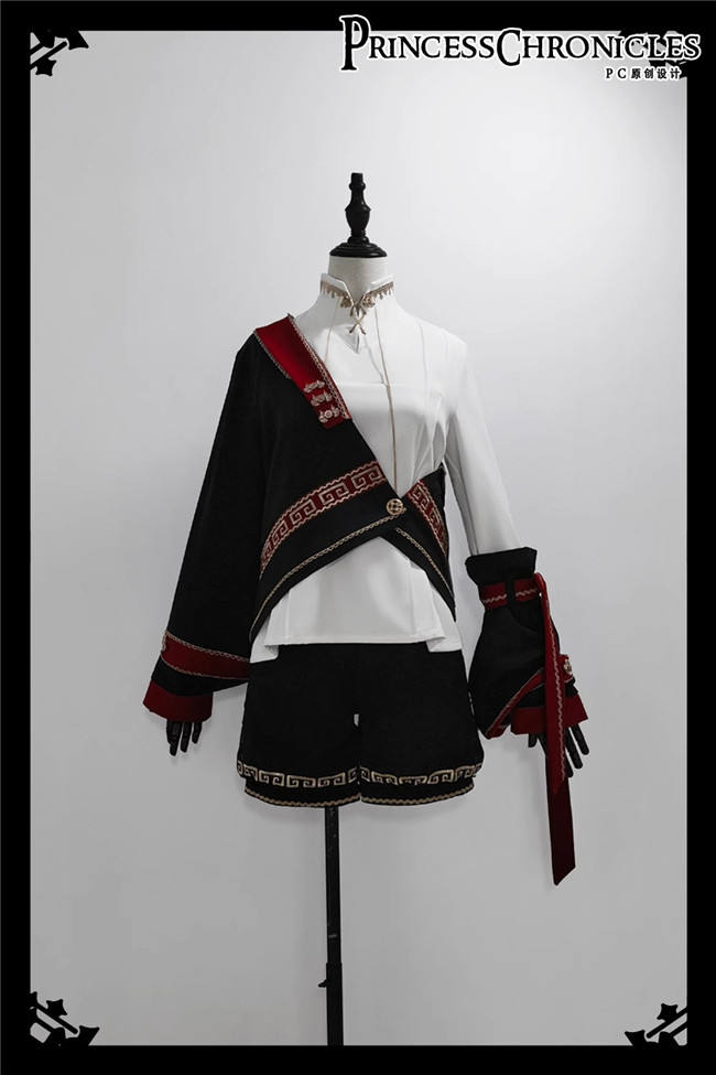 Princess Chronicles Han Style Coat, Short Pants and Blouse Ouji Fashion