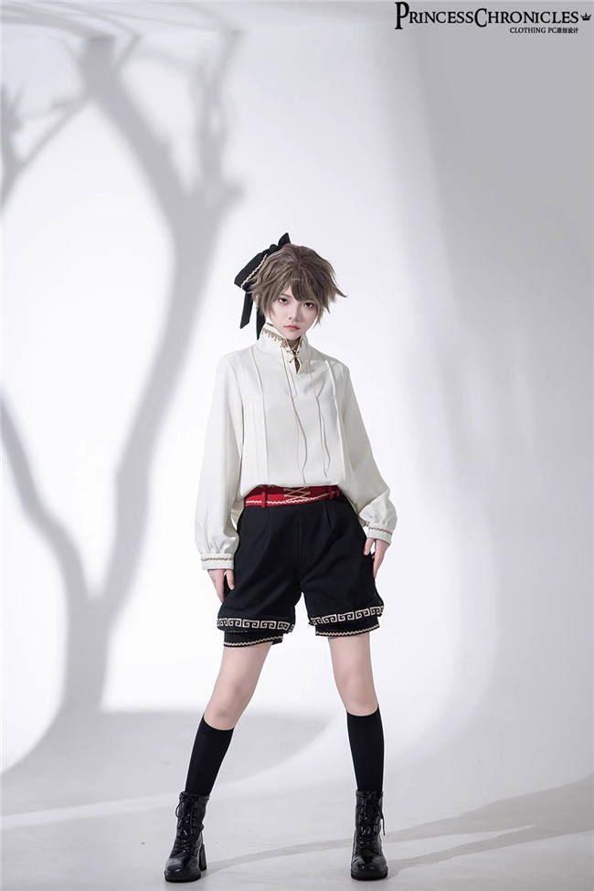 Princess Chronicles Han Style Coat, Short Pants and Blouse Ouji Fashion