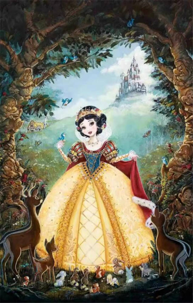 Lace Garden Snow White Dress Floor Length