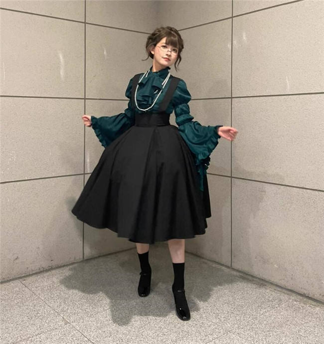 Flower Fairy Daily Gothic Lolita Skirt