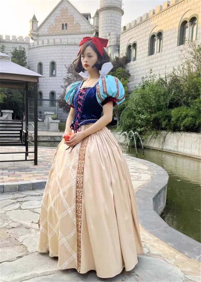 Lace Garden Snow White Dress Floor Length