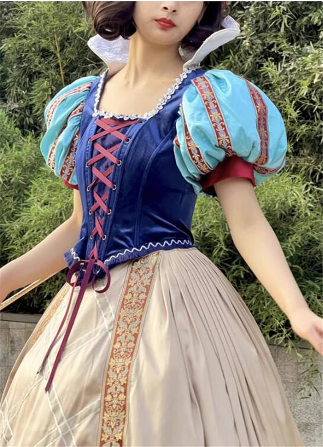 Lace Garden Snow White Dress Floor Length