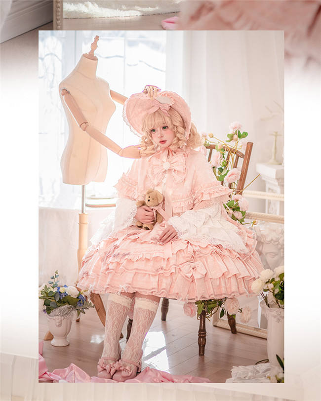 Lost Aqua Hybird Doll Lolita Dress Full Set