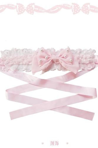 Seventh Doll ~Princess Pearl~ Lolita Bonnet Choker and Head Veil