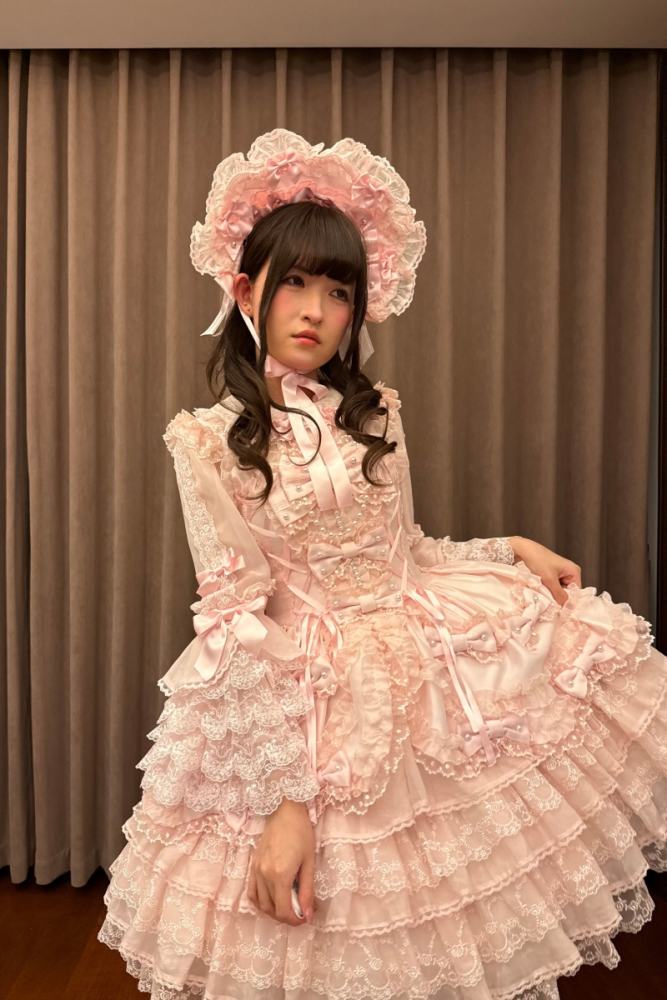 Seventh Doll ~Princess Pearl~ Retro Lolita Pink OP JSK and Blouse