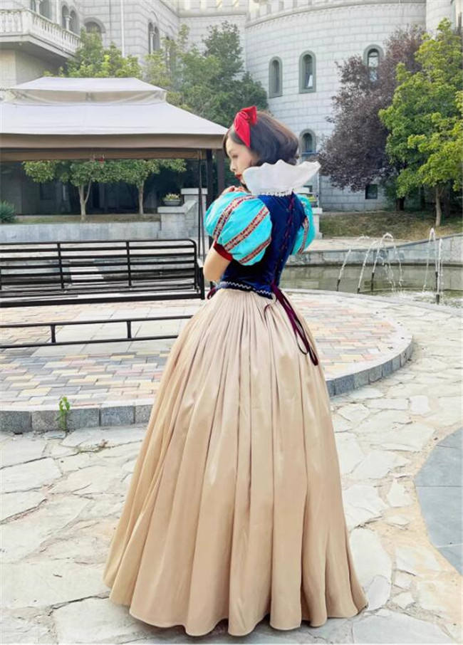 Lace Garden Snow White Dress Floor Length