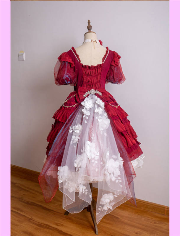 Waltz Short Sleeves Elegant Lolita One Piece