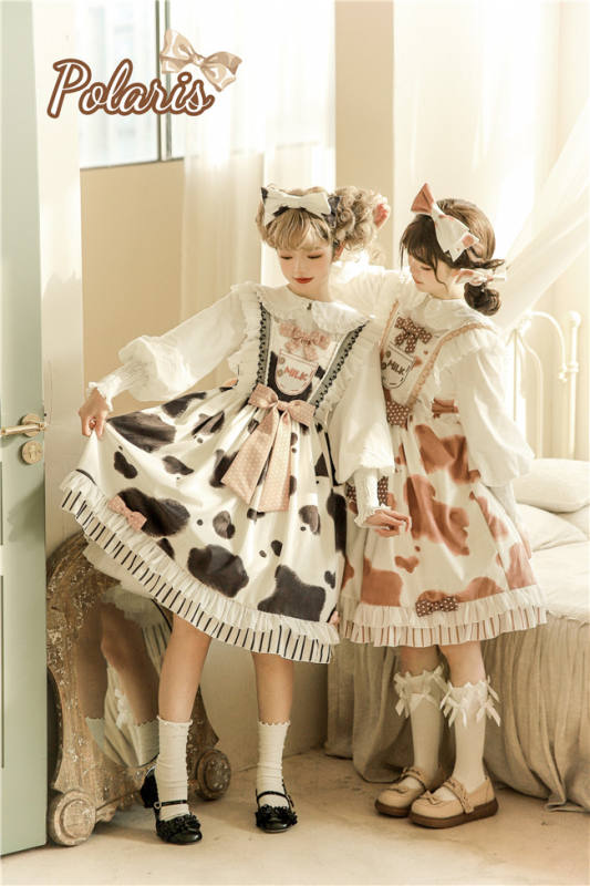 Milk Prints Velvet Lolita Dress and Blouse