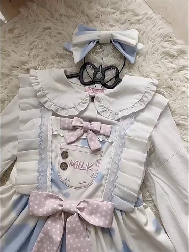 Milk Prints Velvet Lolita Dress and Blouse