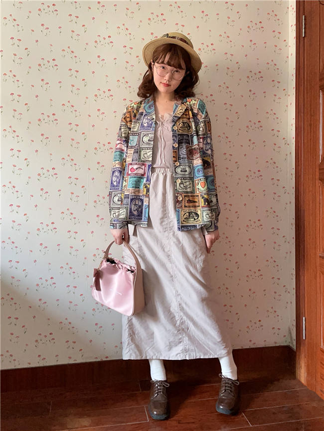 Miss Point Antique Label Daily Wear Printed Shirt