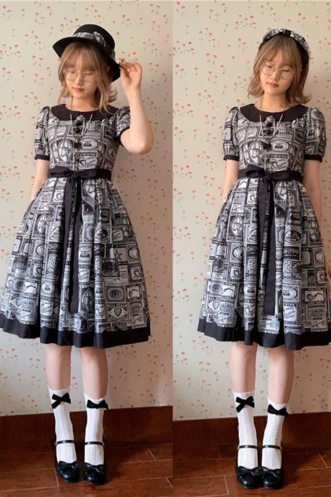 Miss Point Antique Label Daily Wear Lolita One Piece