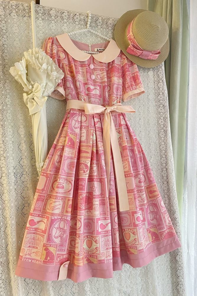 Miss Point Antique Label Daily Wear Lolita One Piece