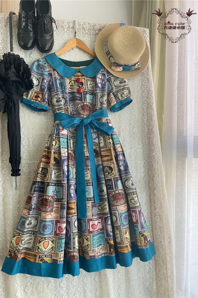 Miss Point Antique Label Daily Wear Lolita One Piece