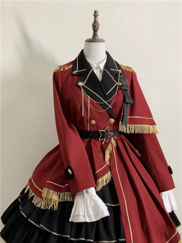 Honored Knight Military Lolita Blouse, Skirt, Coat