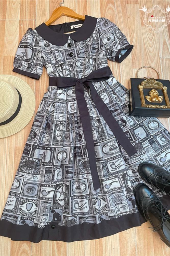 Miss Point Antique Label Daily Wear Lolita One Piece