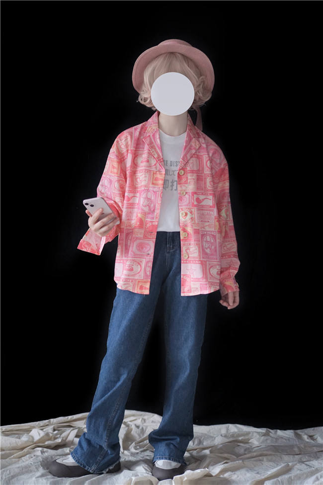 Miss Point Antique Label Daily Wear Printed Shirt
