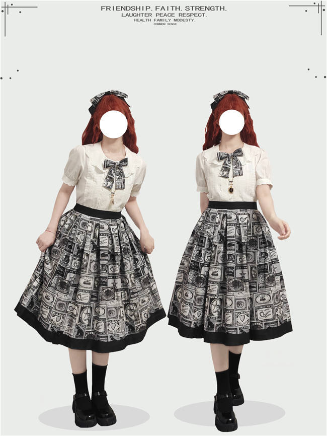Miss Point Antique Label Daily Wear Lolita Skirt