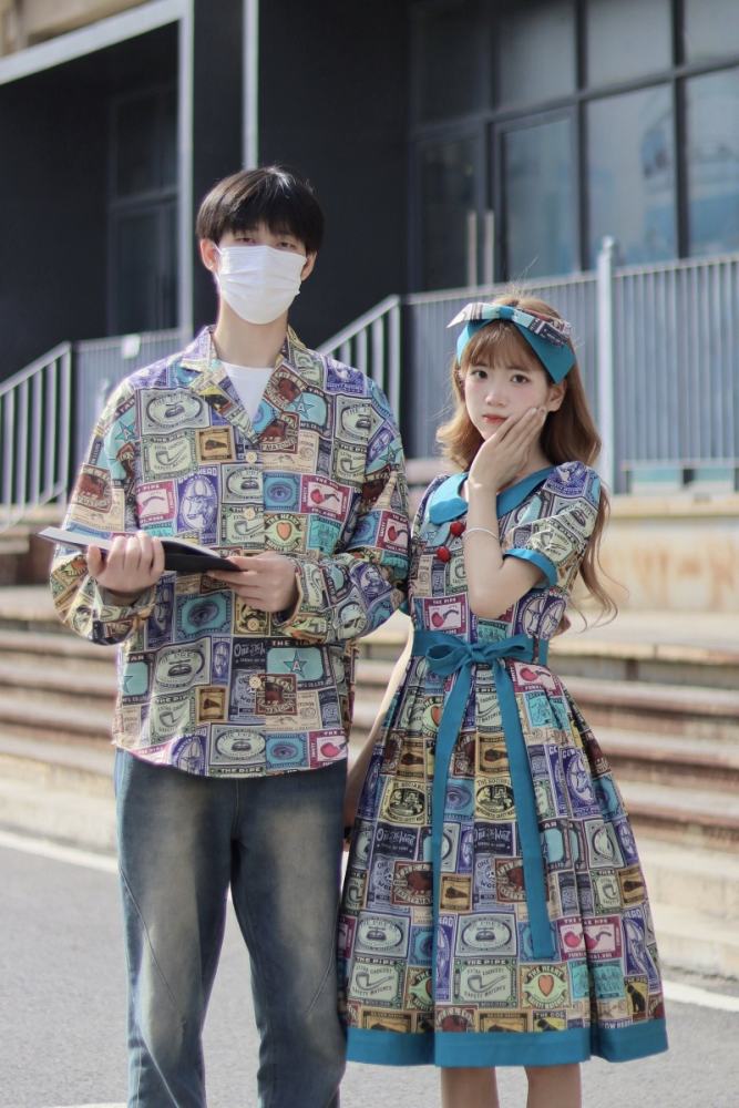 Miss Point Antique Label Daily Wear Printed Shirt