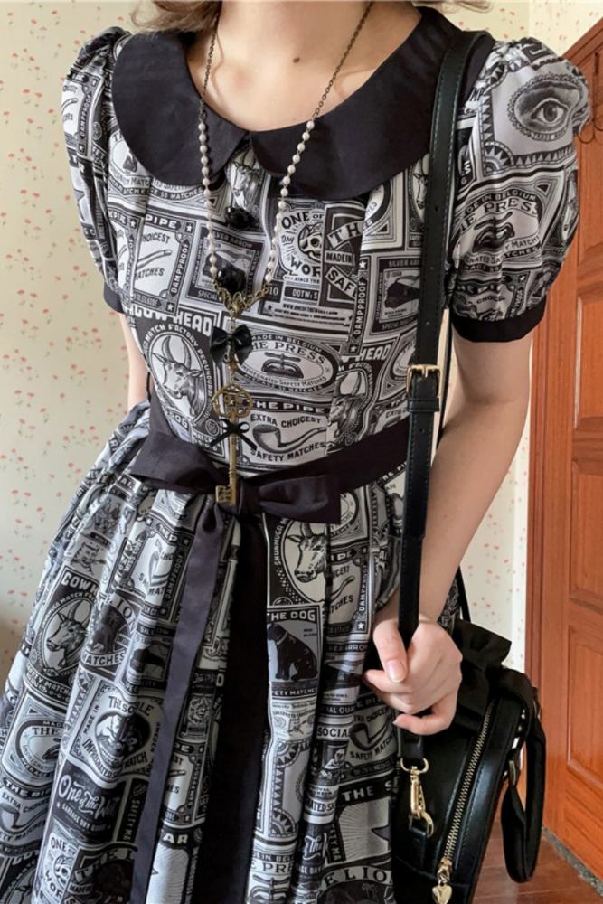 Miss Point Antique Label Daily Wear Lolita One Piece
