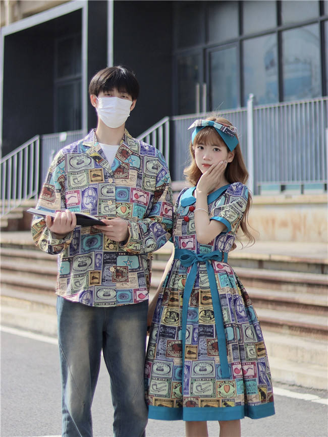 Miss Point Antique Label Daily Wear Printed Shirt
