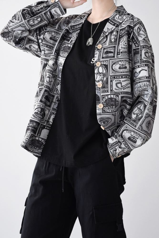 Miss Point Antique Label Daily Wear Printed Shirt