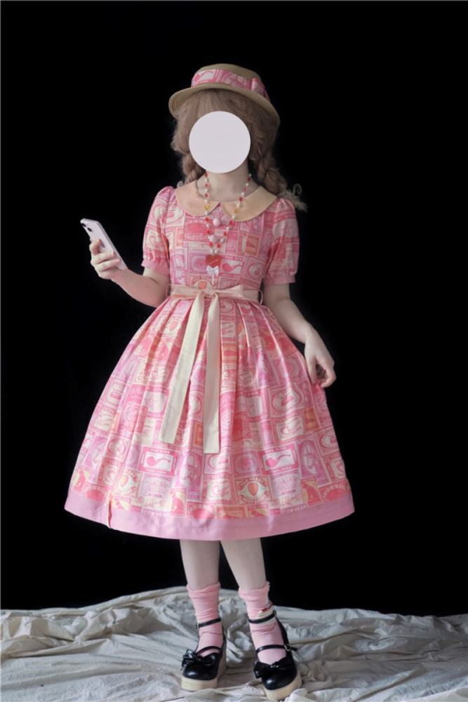 Miss Point Antique Label Daily Wear Lolita One Piece