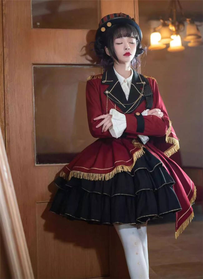 Honored Knight Military Lolita Blouse, Skirt, Coat