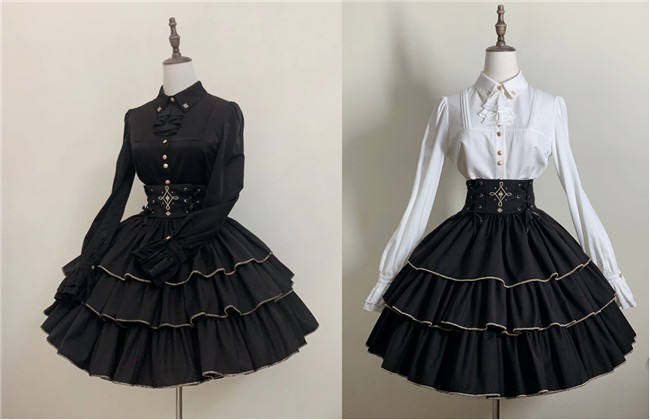 Honored Knight Military Lolita Blouse, Skirt, Coat