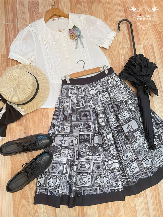 Miss Point Antique Label Daily Wear Lolita Skirt