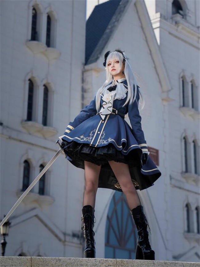 Your Highness The Oath of the Brave Military Lolita Jacket, Cape and Blouse