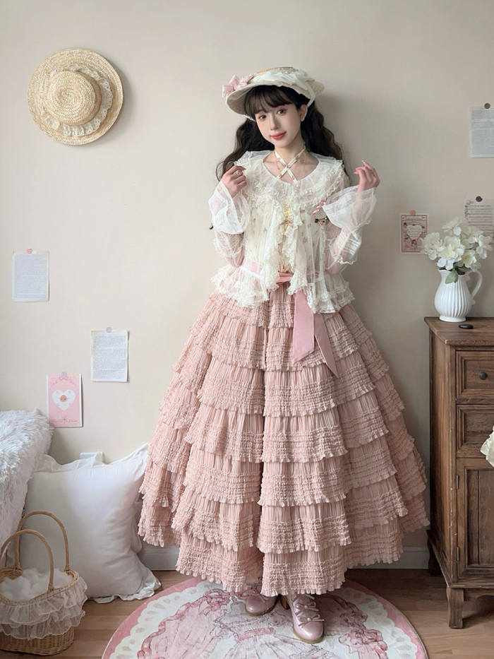 Miss Point Tiered Lolita Underskirt