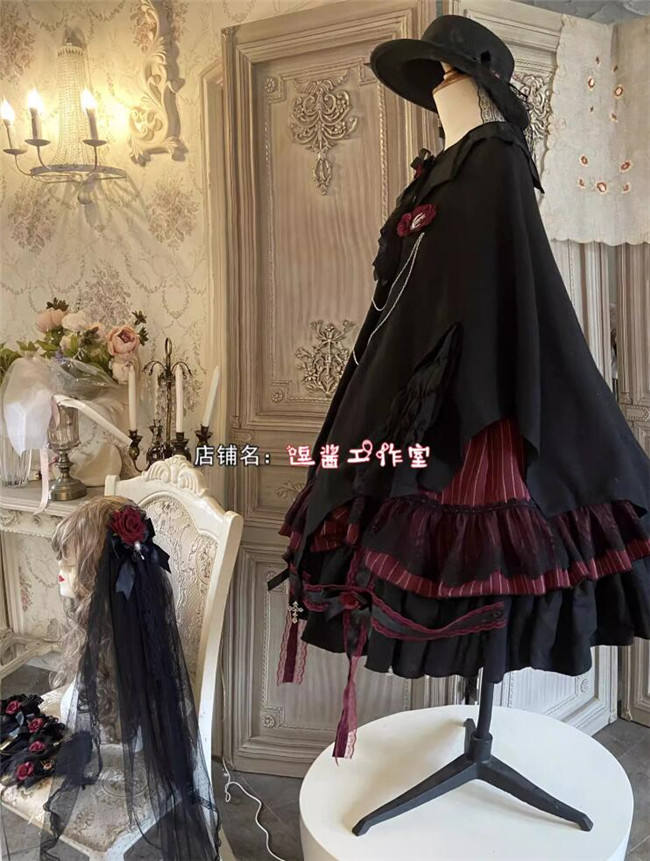 Miss Vampire Halloween Lolita Dress and Accessories
