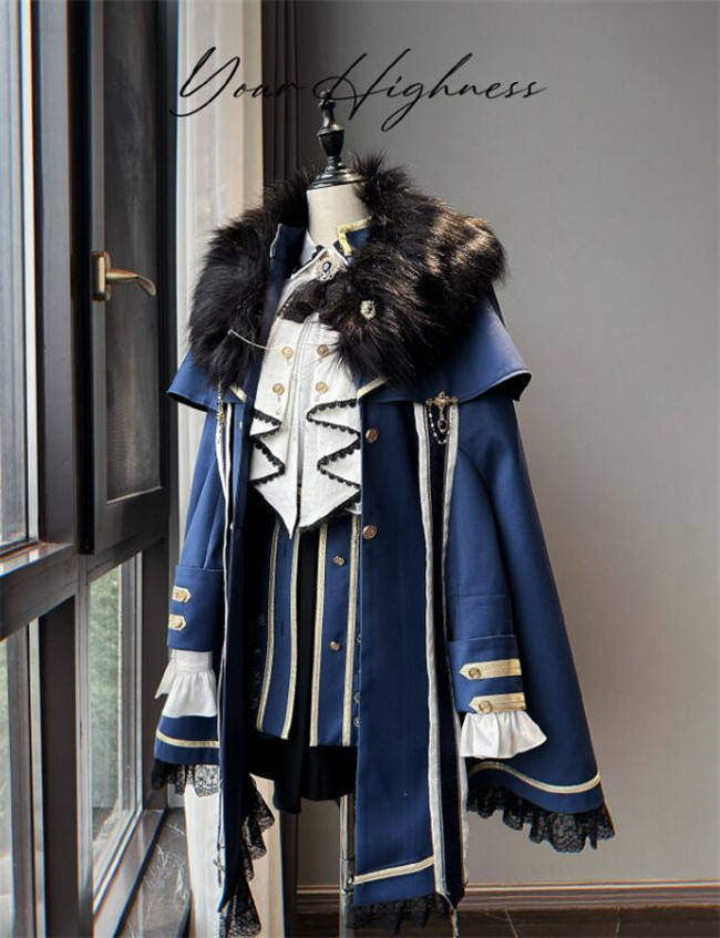 Your Highness The Oath of the Brave Military Lolita Jacket, Cape and Blouse
