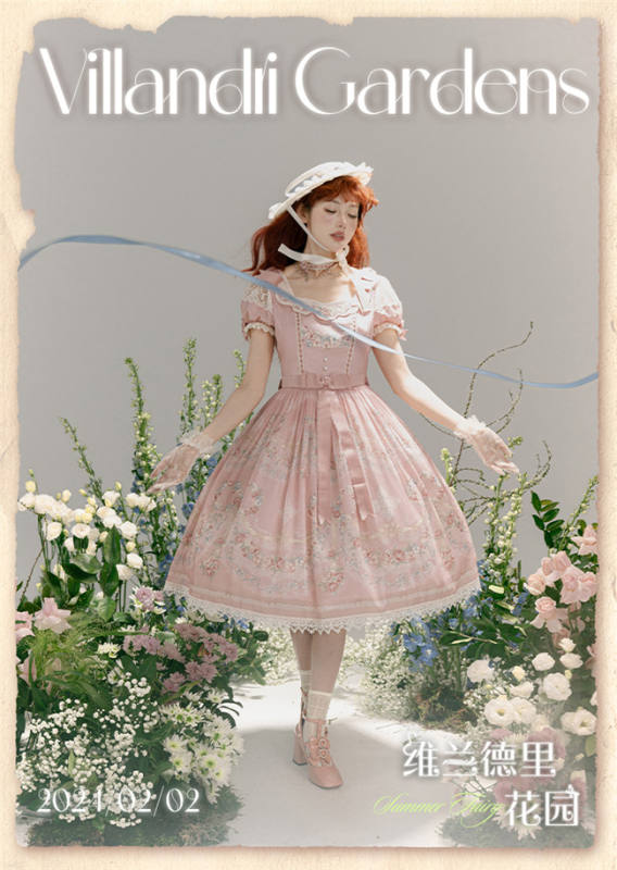 Summer Fairy Villandli Gardens Lolita One Piece